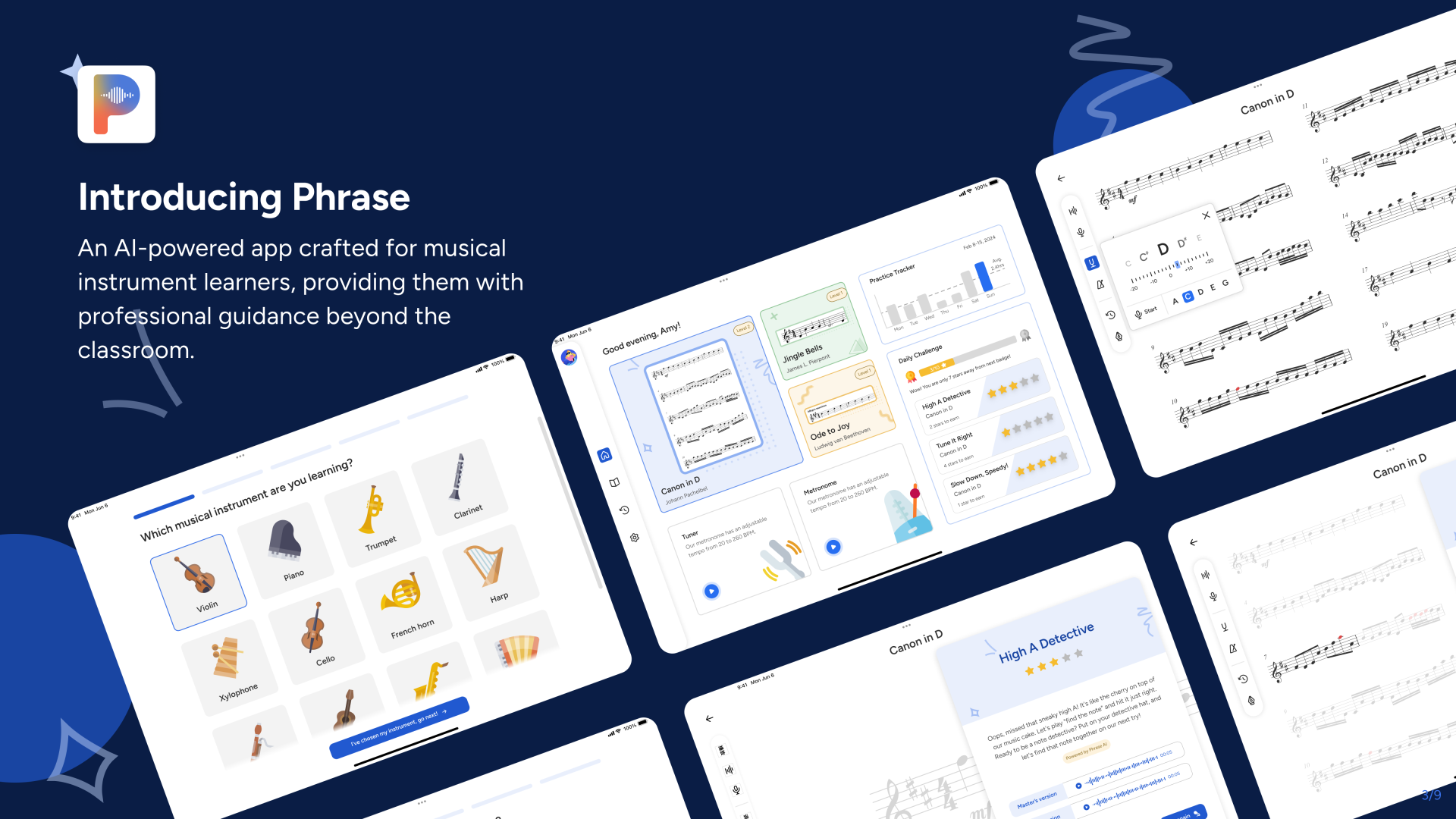 Phrase: AI-powered Musical Instrument Learning App