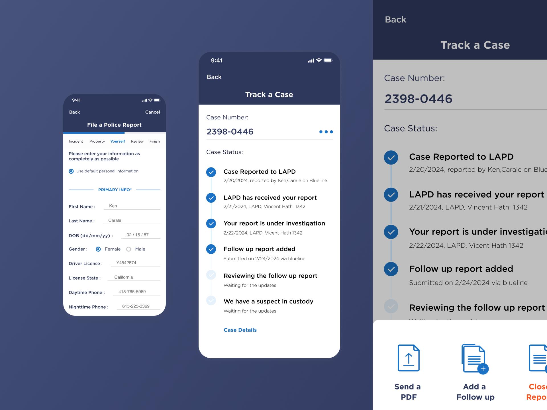 Blueline: Bridge Trust between Citizens and Law Enforcement