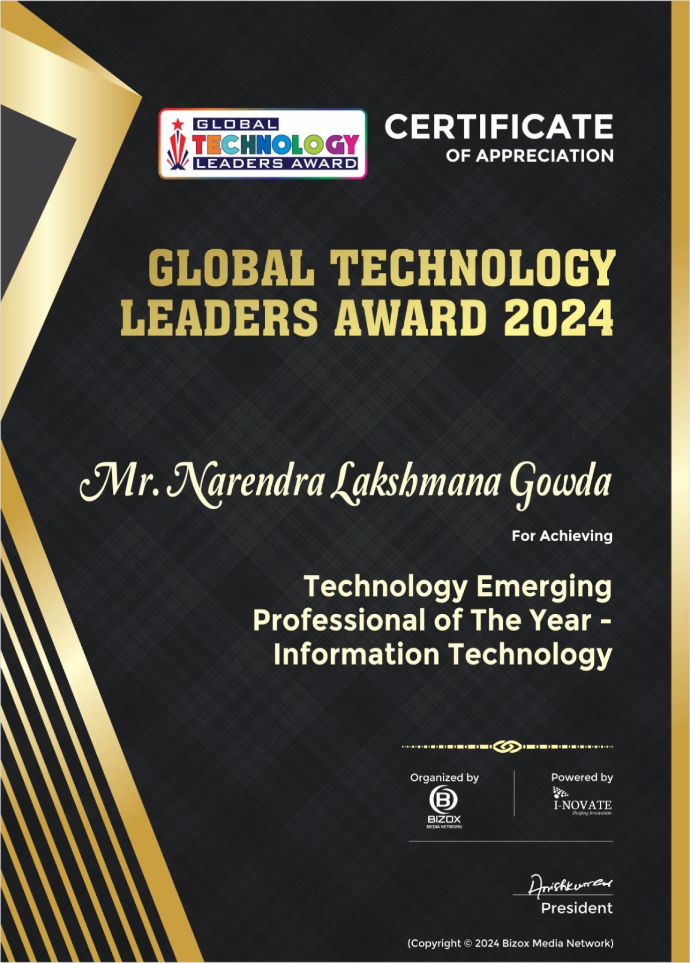 Digital Platforms Architect of the year