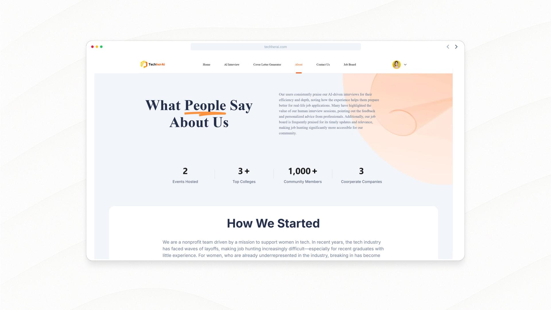 TechHerAI: AI-Driven Tools to Empower Women in Tech