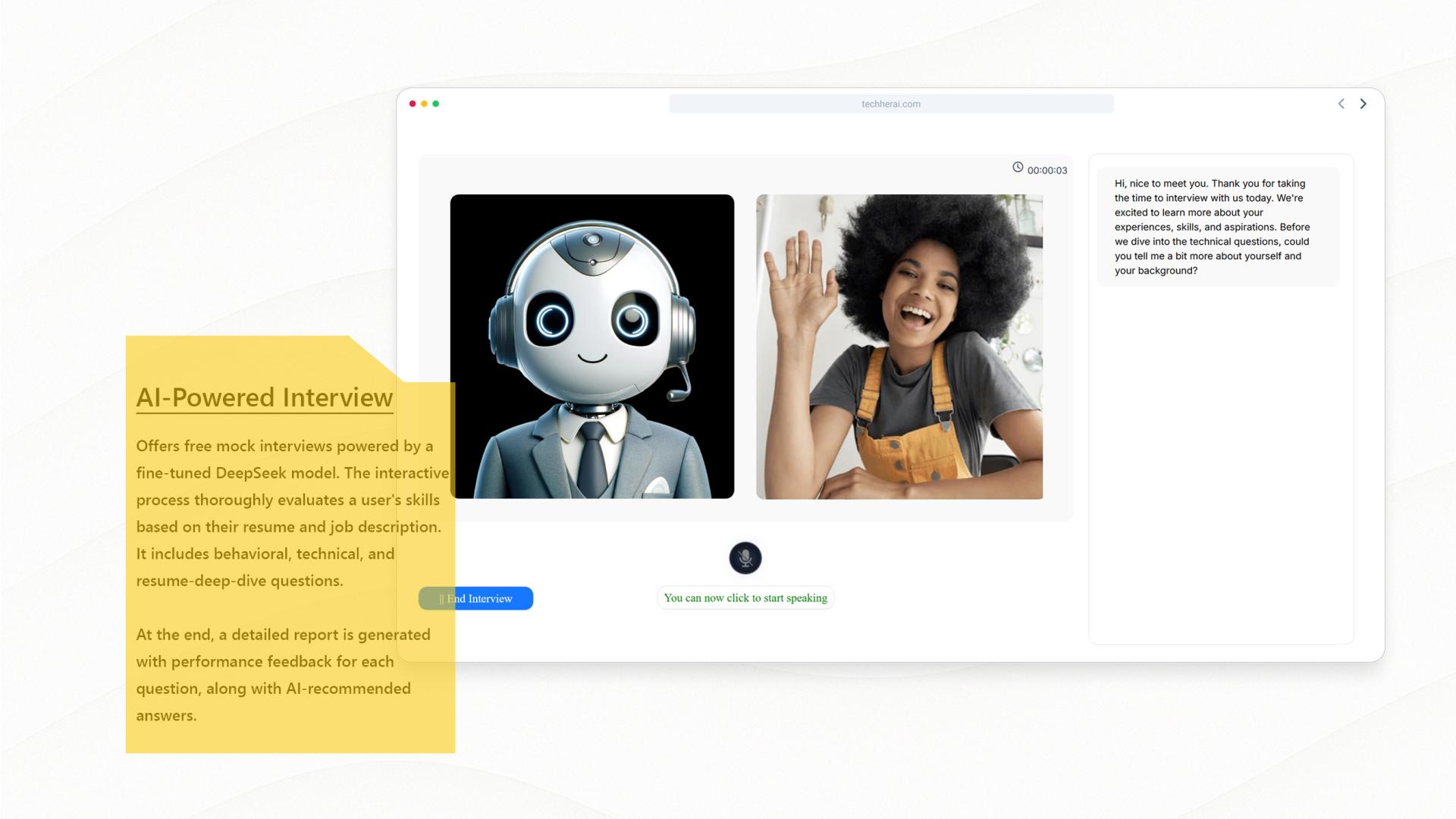 TechHerAI: AI-Driven Tools to Empower Women in Tech