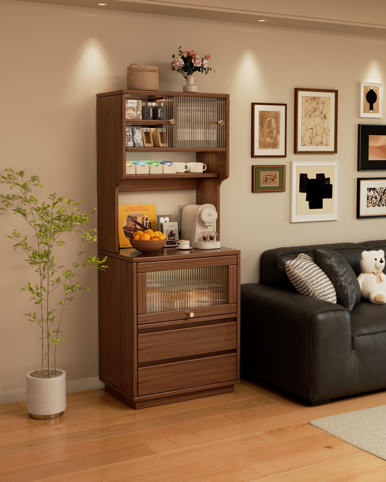 Small-sized wall-mounted sideboard