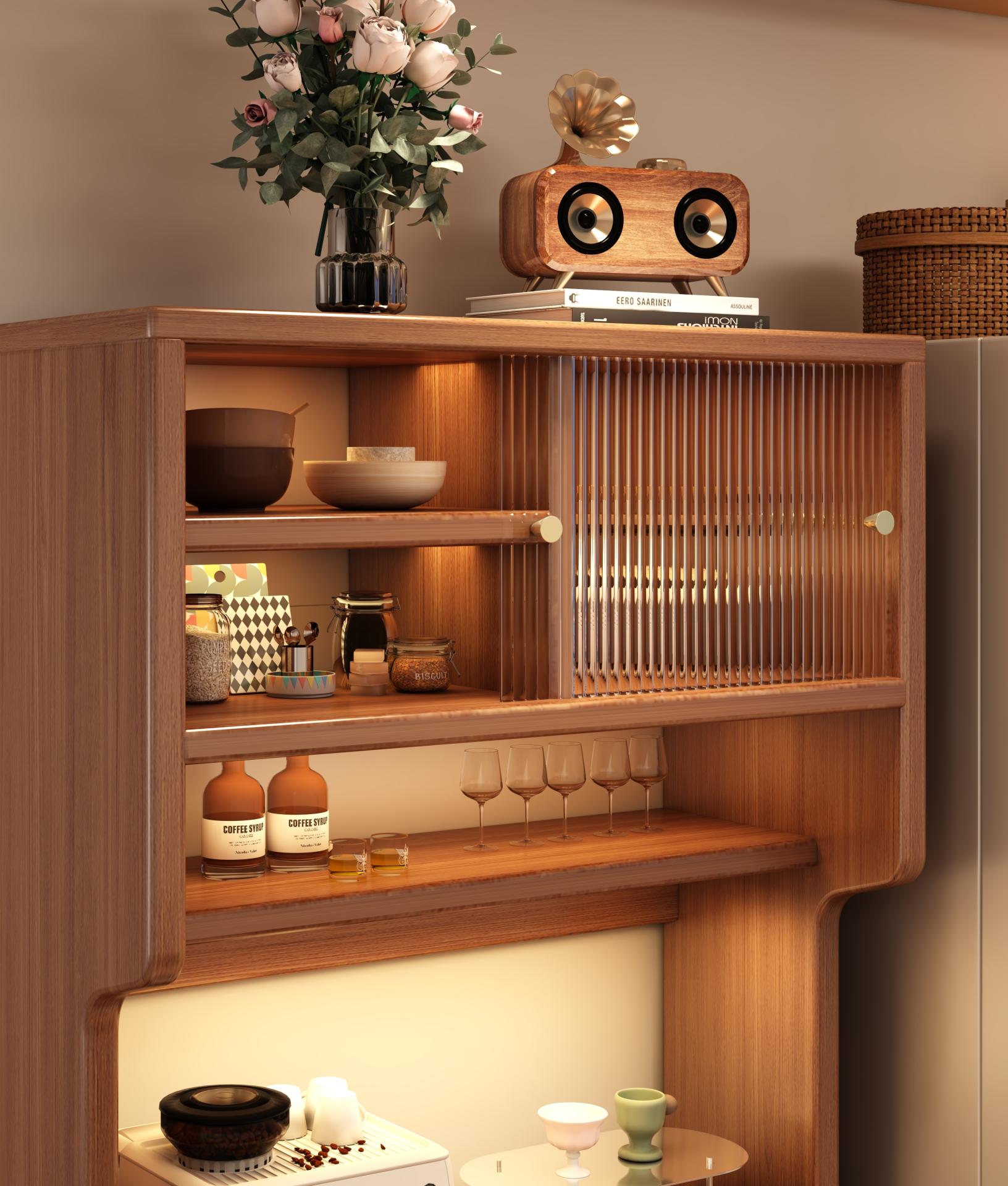 Small-sized wall-mounted sideboard