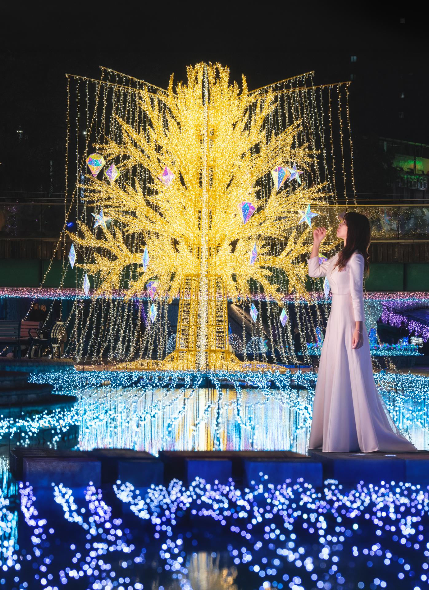 2026 Zhonggang Canal Projection Mapping — Starlight Galaxy