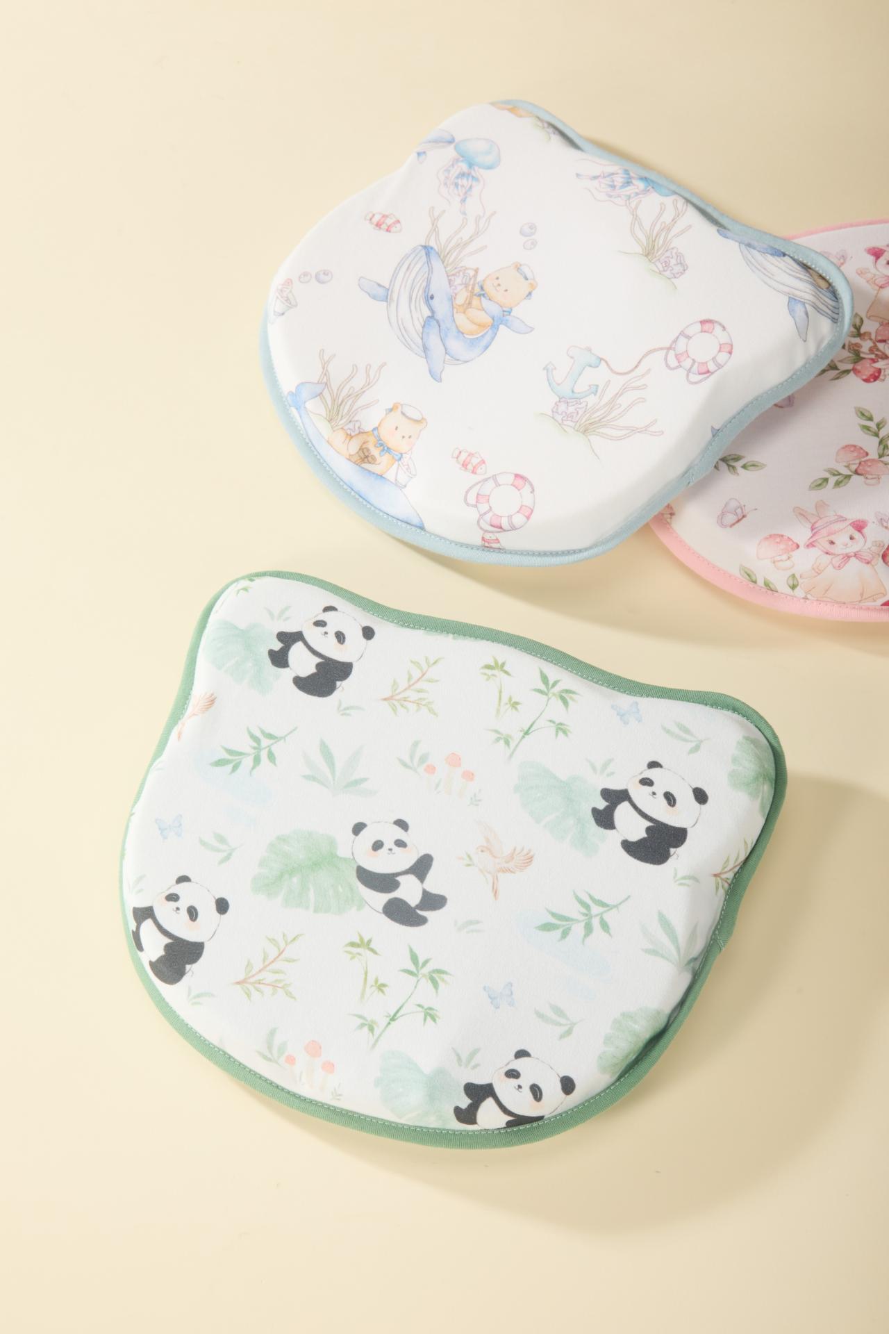 Bear-shaped Baby Anti-roll Pillow