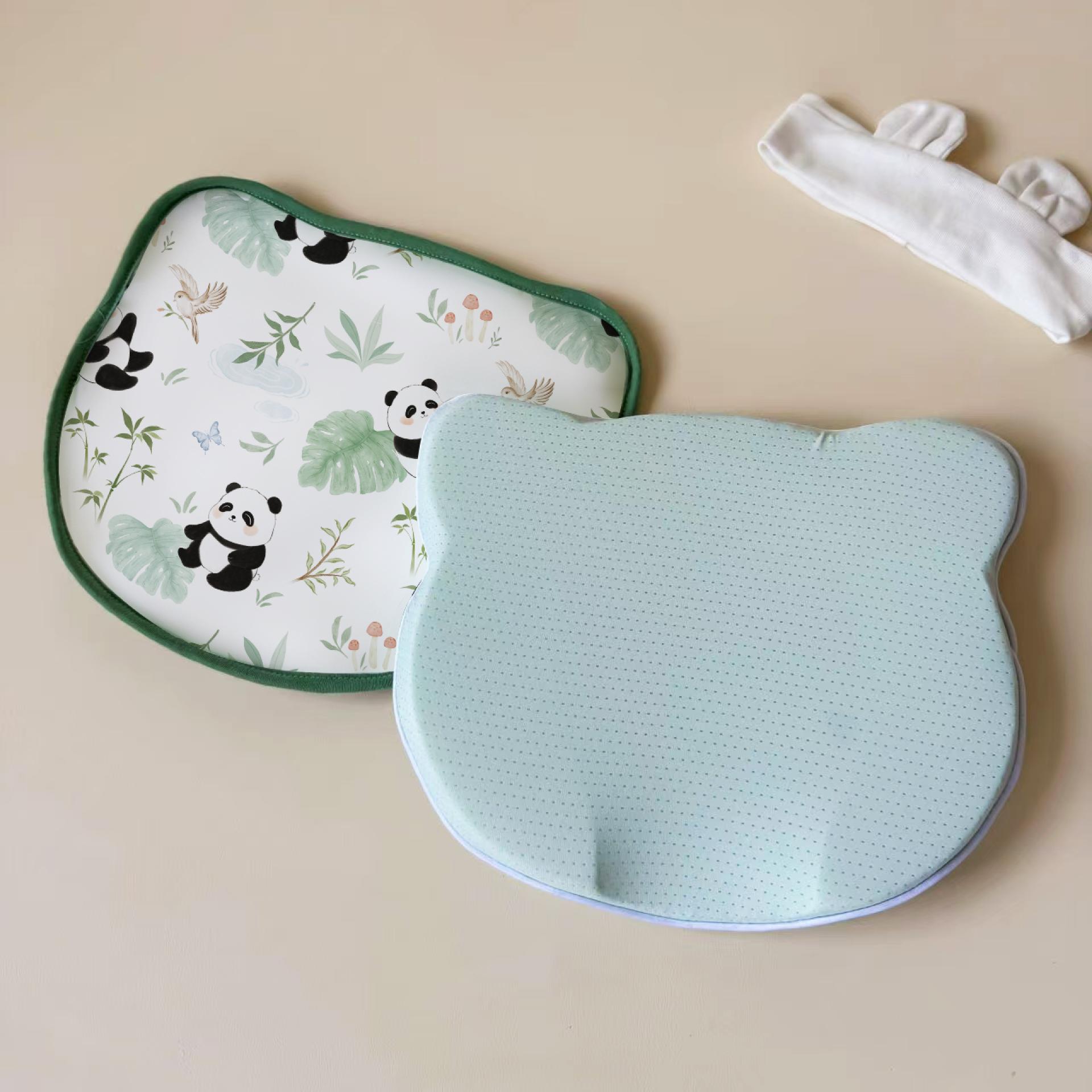 Bear-shaped Baby Anti-roll Pillow